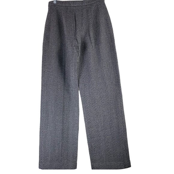 Max Mara Wool Pants Size 14 Straight Leg Trousers Womens 30" Waist 33.5" Inseam - Picture 5 of 5